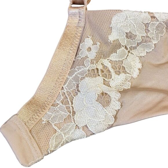 Wacoal Beige Opulence Contour Lightly Padded Underwire Bra 853112 - Picture 8 of 9